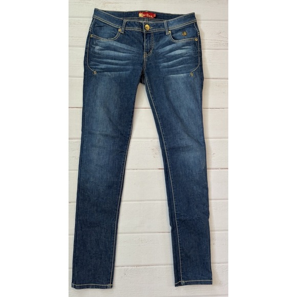 Apple Bottoms Denim - Apple Bottom Jeans Sz 11/12 Embroidered Pockets 90s‎ Y2K